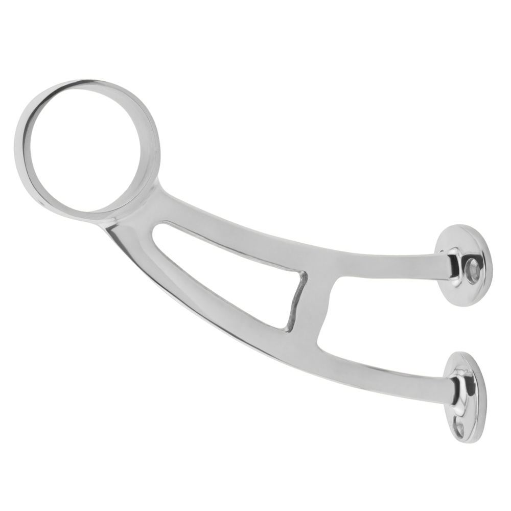 Foot Rail Bar Bracket 1.5" - All finishes Satin Stainless Steel