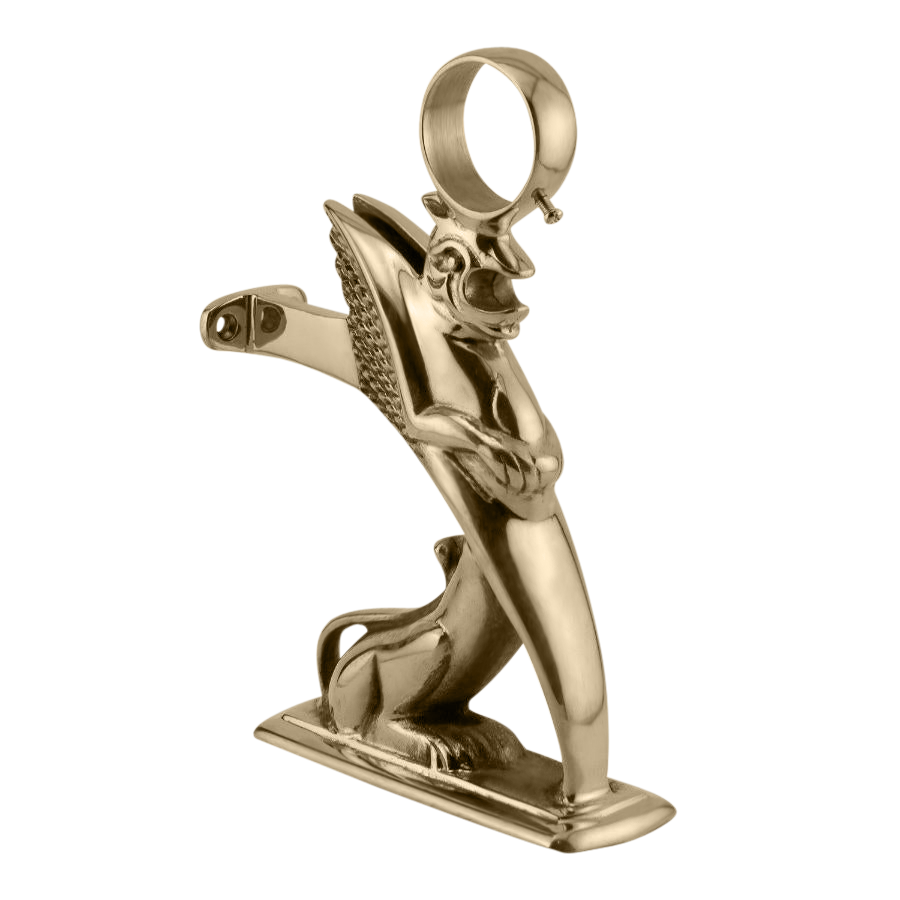 Foot Rail Griffin Bracket (2"OD) - All finishes Satin Brass