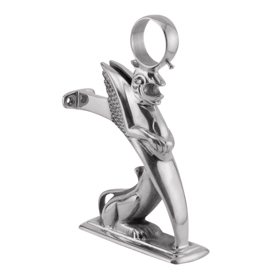 Foot Rail Griffin Bracket (2"OD) - All finishes Polished Chrome