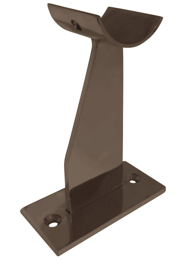 Foot Rail HD Floor Bracket (2") - All finishes Oil-Rubbed Bronze