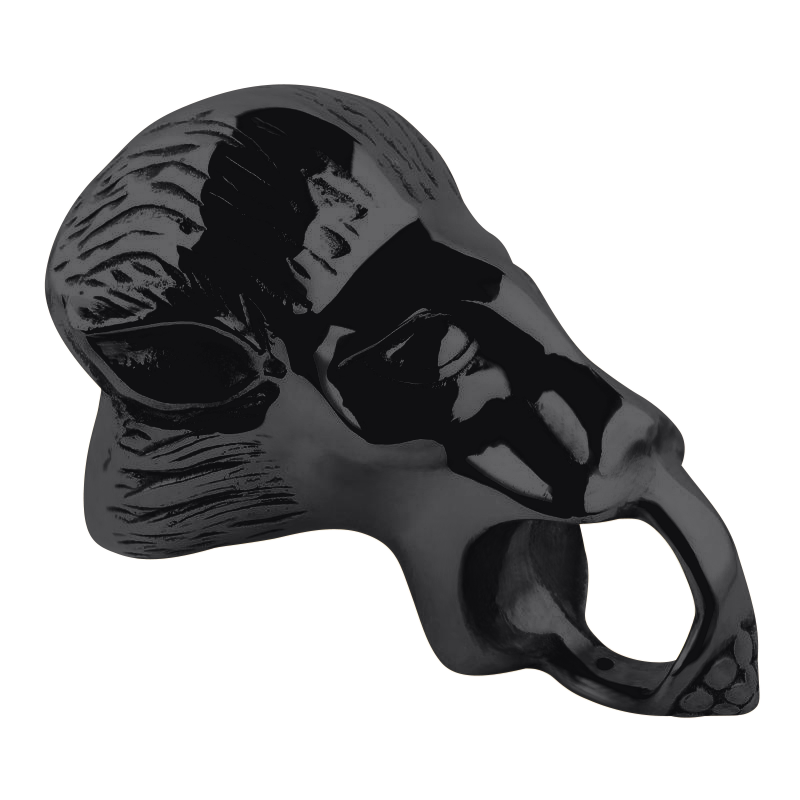 Lion Head Arm Rail Bracket 2.0" - All finishes Matte Black