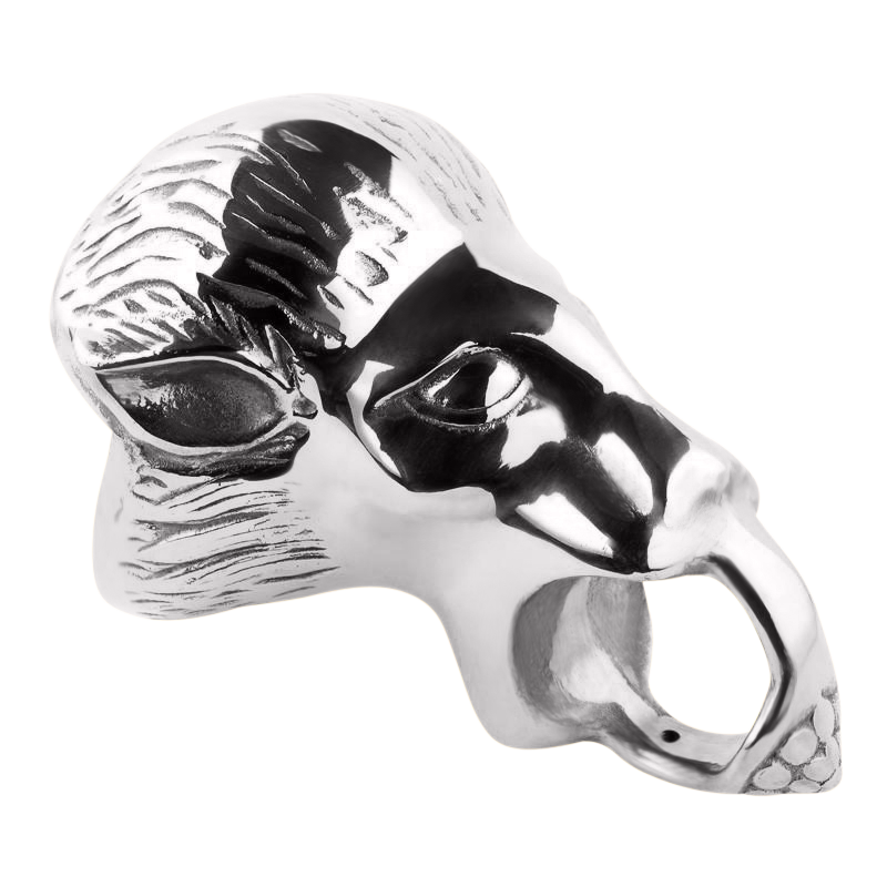 Horse Head Arm Rail Bracket 2.0" - All finishes Polished Stainless Steel