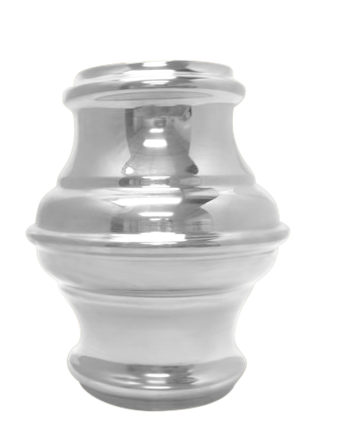 Long Decorative Collar 2" - All finishes Satin Chrome