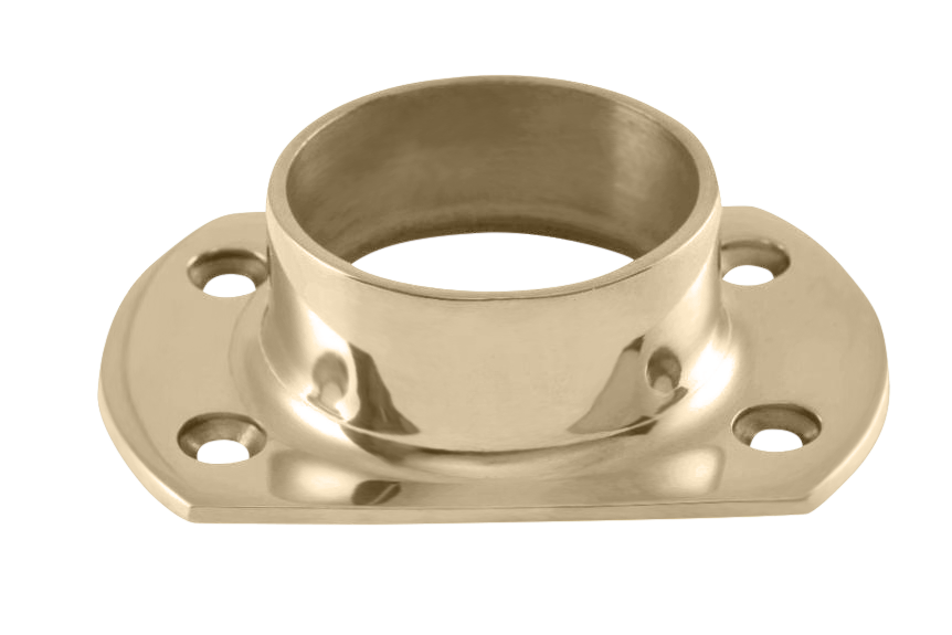 Narrow Cut Flange 2.0" - All finishes Satin Brass