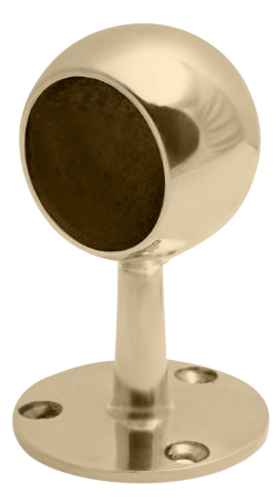 Short Ball End Post 1.5" - All finishes Satin Brass