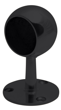 Short Ball End Post 1.0" - All finishes Matte Black