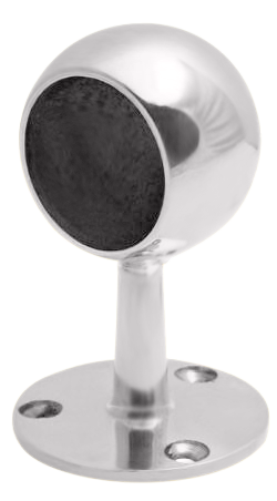 Short Ball End Post 1.5" - All finishes Polished Chrome