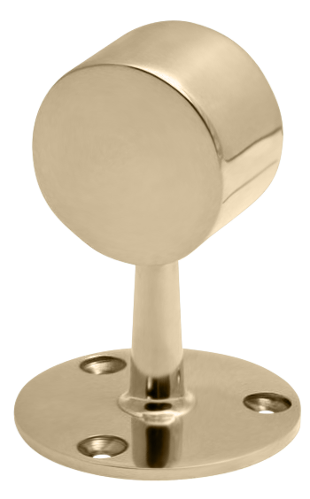 Short Flat End Post 1.0" - All finishes Satin Brass