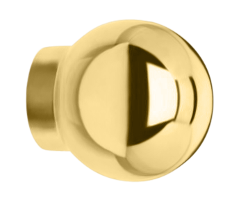 Single Outlet Ball 1.5" - All finishes Polished Brass