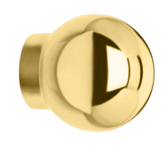 Single Outlet Ball 2.0" - All finishes Polished Brass