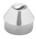 Slope Angle Collar 1.5" - All finishes Satin Chrome