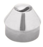 Slope Angle Collar 1.5" - All finishes Polished Chrome
