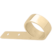 Standard Arm Rail Bracket 1.5" - All finishes Satin Brass
