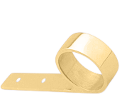 Standard Arm Rail Bracket 1.5" - All finishes Polished Brass