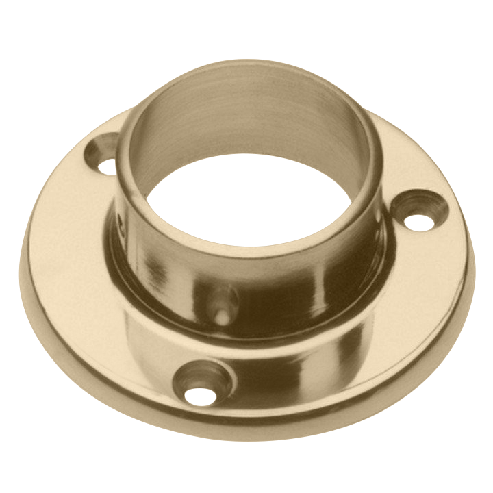 Wall Flange (2"OD) - All finishes Satin Brass