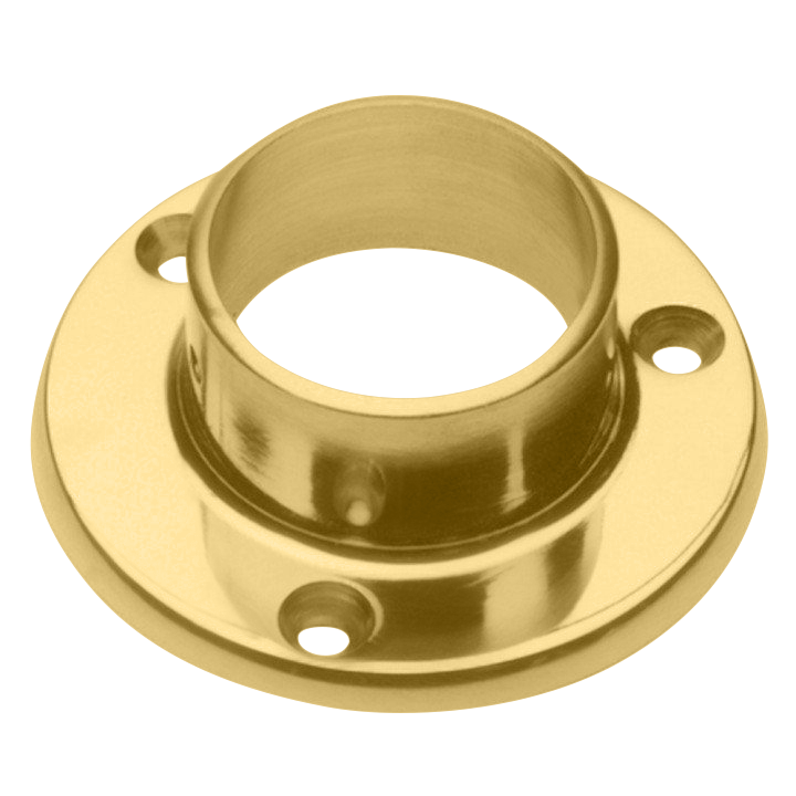 Wall Flange 1.5" - All finishes Polished Brass