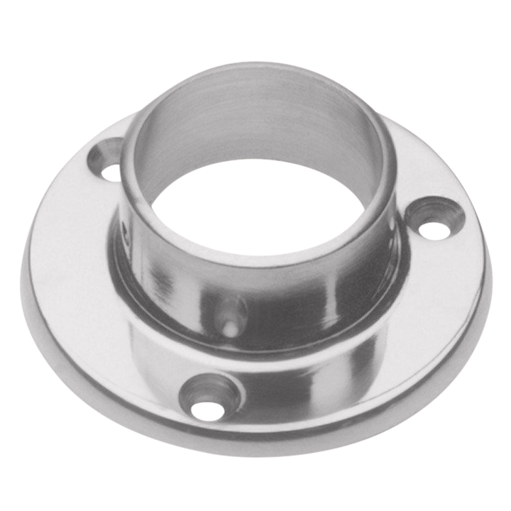 Wall Flange 1" - All finishes Polished Stainless Steel