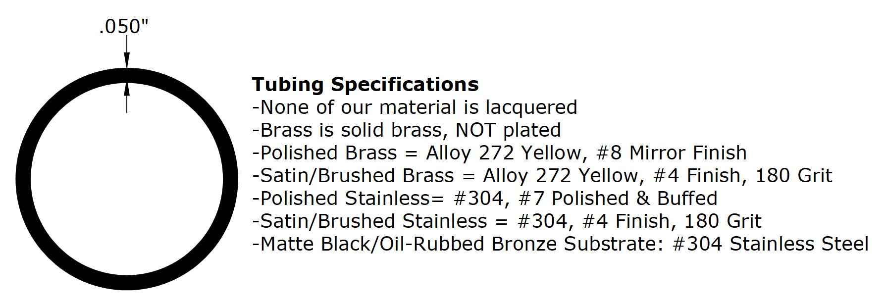 Foot Rail Kit - 2" OD Oil-Rubbed Bronze