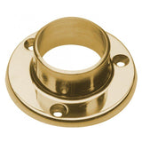 Floor Flange 1" - All finishes Polished Brass